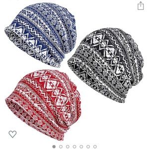 3 pack chemo beanies